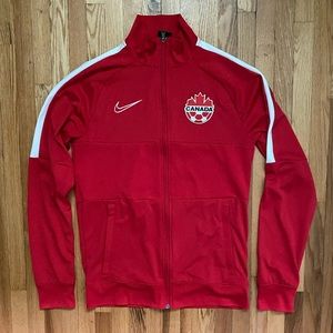 EUC NIKE Canada Soccer Zip Up Men’s Small